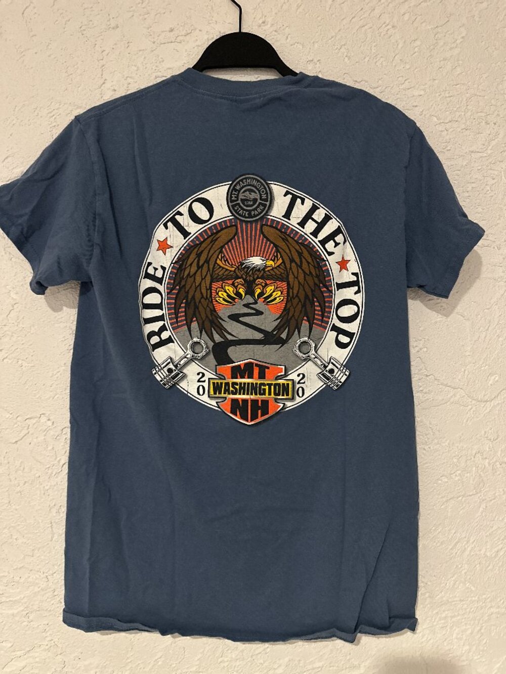 Mt. Washington Ride to the Top 2020 Motorcycle T-Shirt S